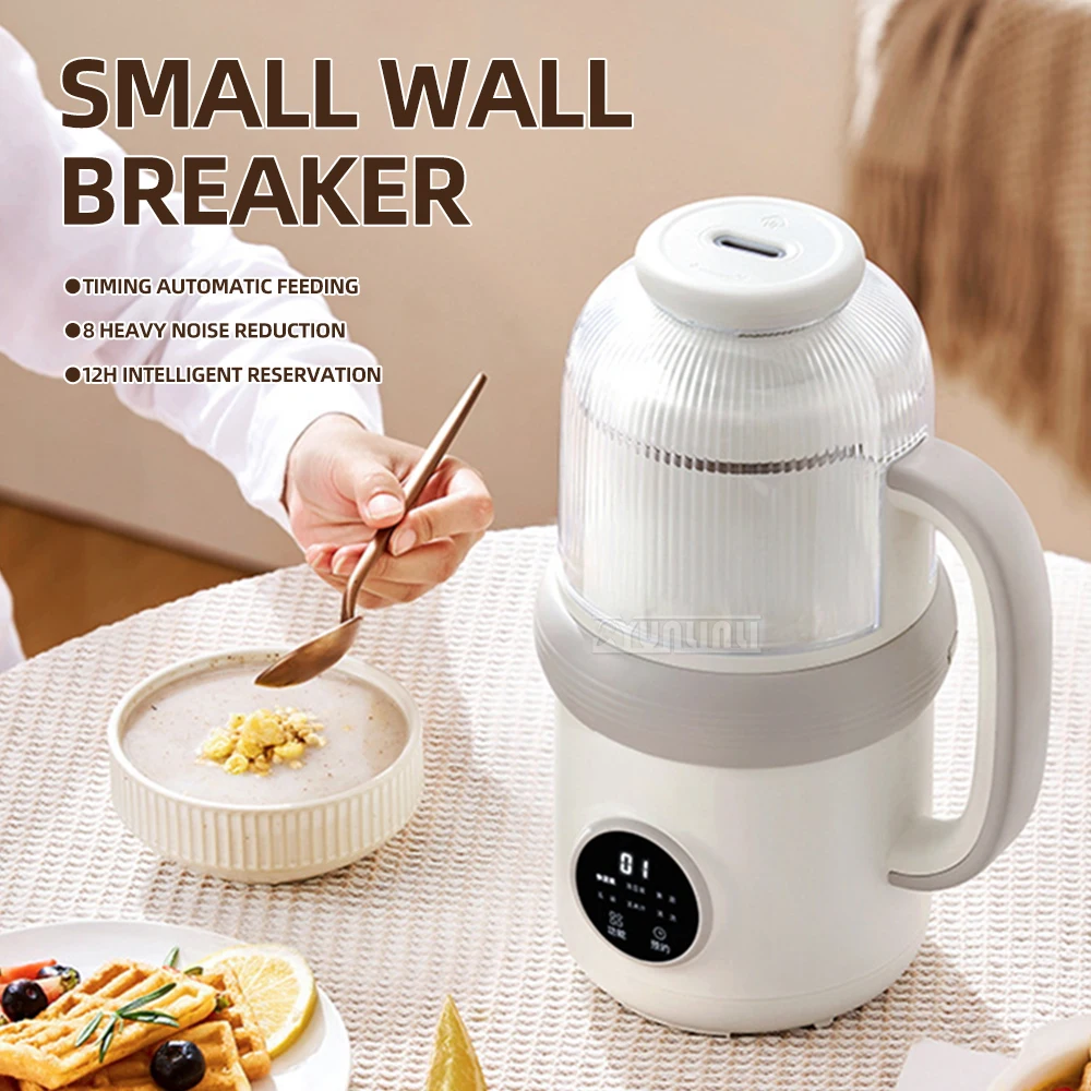 800ml Portable Juicer Blender Electric High Speed Blender with Soundproof Cover Household Soy Milk Machine