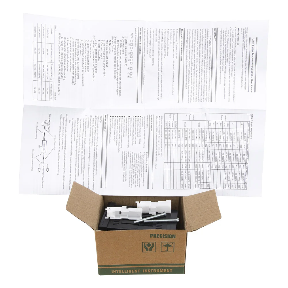 CH102 relè a cassa corta + uscita SSR regolatore di temperatura PID digitale (non includere SSR)