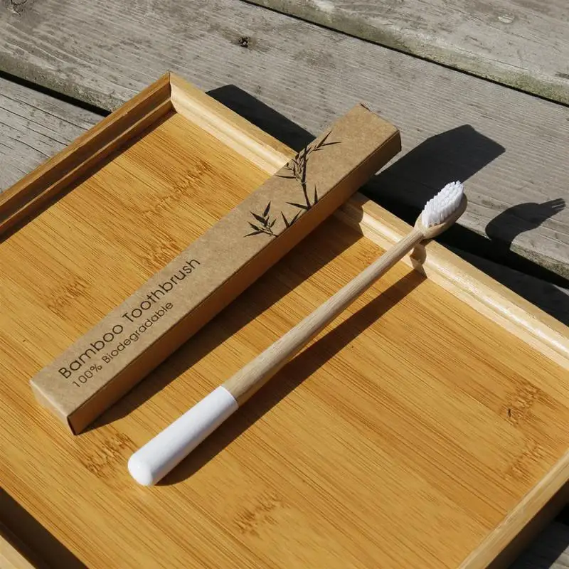 Adult Bamboo Toothbrushes Soft Bristles Wooden Handle Teeth Whitening Oral Care Manual Toothbrush Oral Hygiene Cleaning