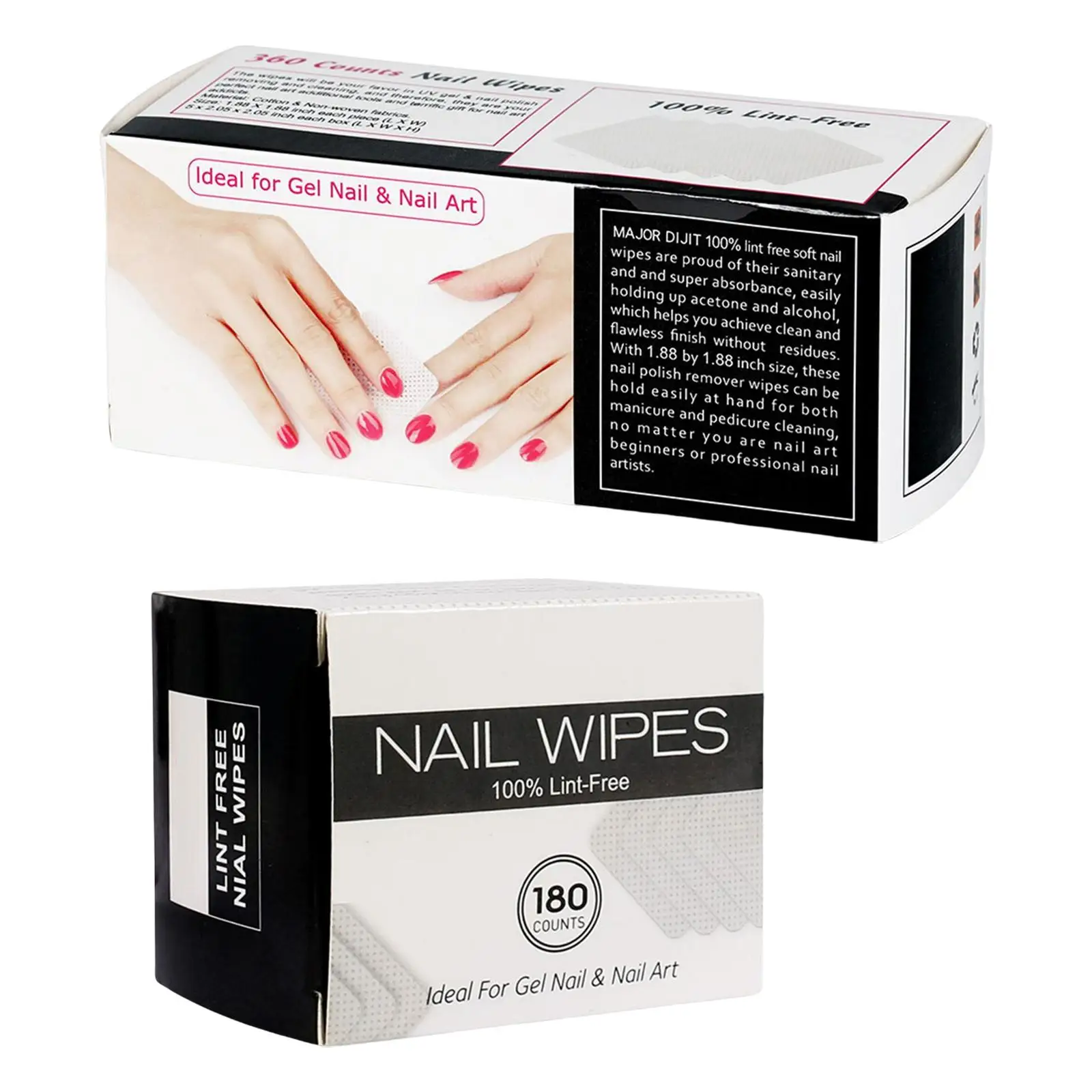 Lint Free Nail Wipes Eyelash Extension Glue Nail Wipes Adhesive Professional