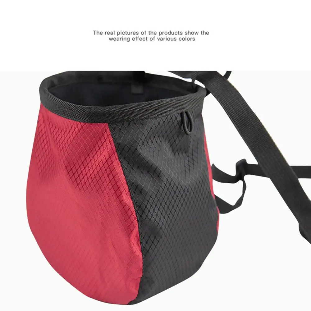 Portable Bag Climbing Gym Magnesium Powder Storage Bags With 1.2m Adjustable Waist Belt Large Capacity Outdoor Chalk Bag