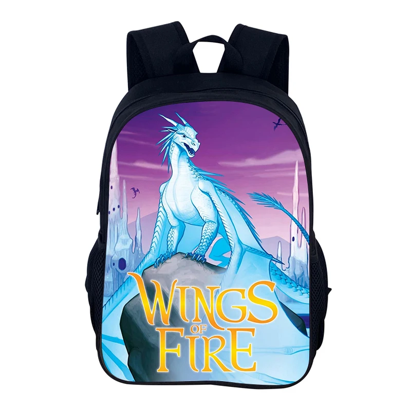 Ransel Wings of Fire Tas Siswa Sekolah Tas Buku Ritsleting Laptop Wings of Fire Hadiah Ulang Tahun Anak Mochila
