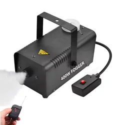 Remote Control 400W Fog Machine Stage Show Led Smoke Machine Disco KTV DJ Party Club Bar Wedding Event Show