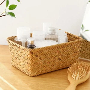 Straw storage baskets, straw, table organizer, picnic basket, fruit storage box, organizer cosmetics storage container 10 Main Sales Picnic Baskets - №5