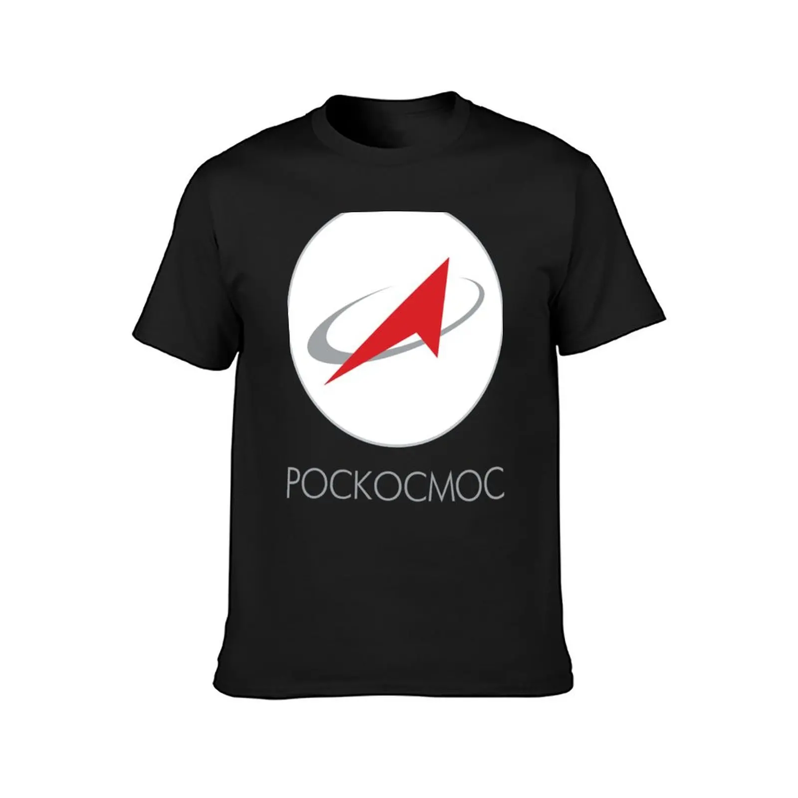 Roscosmos Logo T-Shirt summer tops customizeds mens graphic t-shirts anime