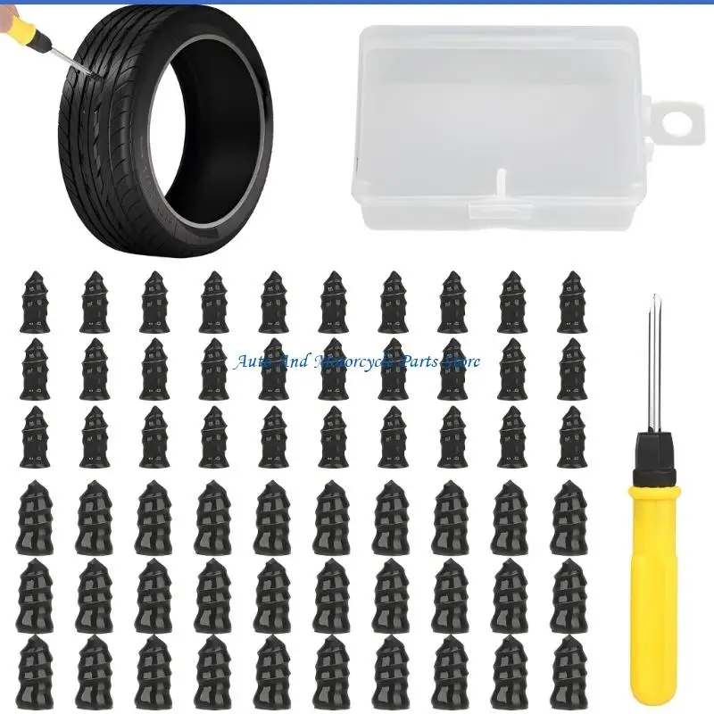 

P9FD Global Twist Tire Puncture Repair Set 30+30 Outlets and Driver for All Vehicle Varieties