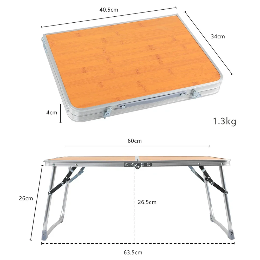 Camping Picnic Folding Tables Survival Hike Mini Furniture Portable Aluminum Alloy Desk Outdoor Trips Nonslip Stable Table Plate