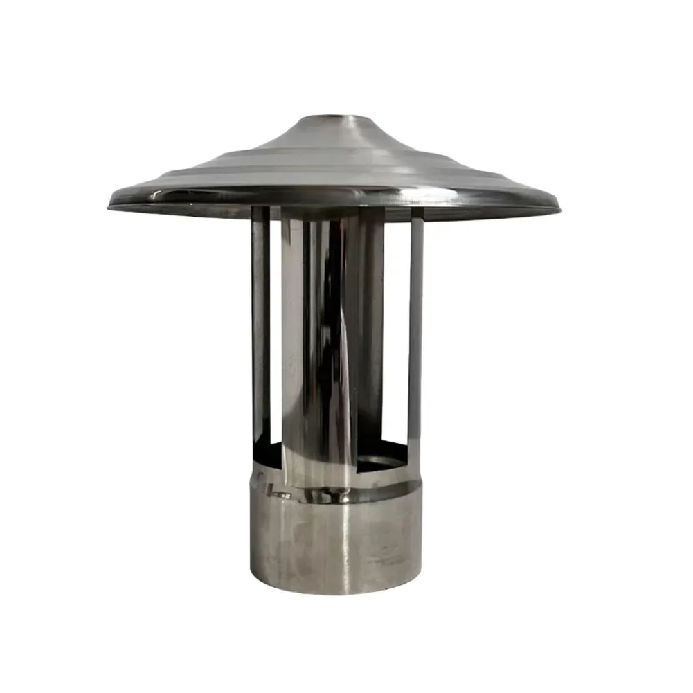 

Woodburner Chimney Pot Roof Cowl Metal Top Hat Flue Rain Cap Ducting Pipe Cover Used For Exhaust Ventilation In Roof Chimneys