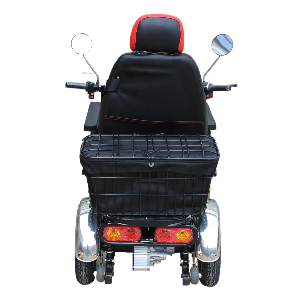 Reclining And Folding Electric Wheelchair For The Disabled And The Elderly