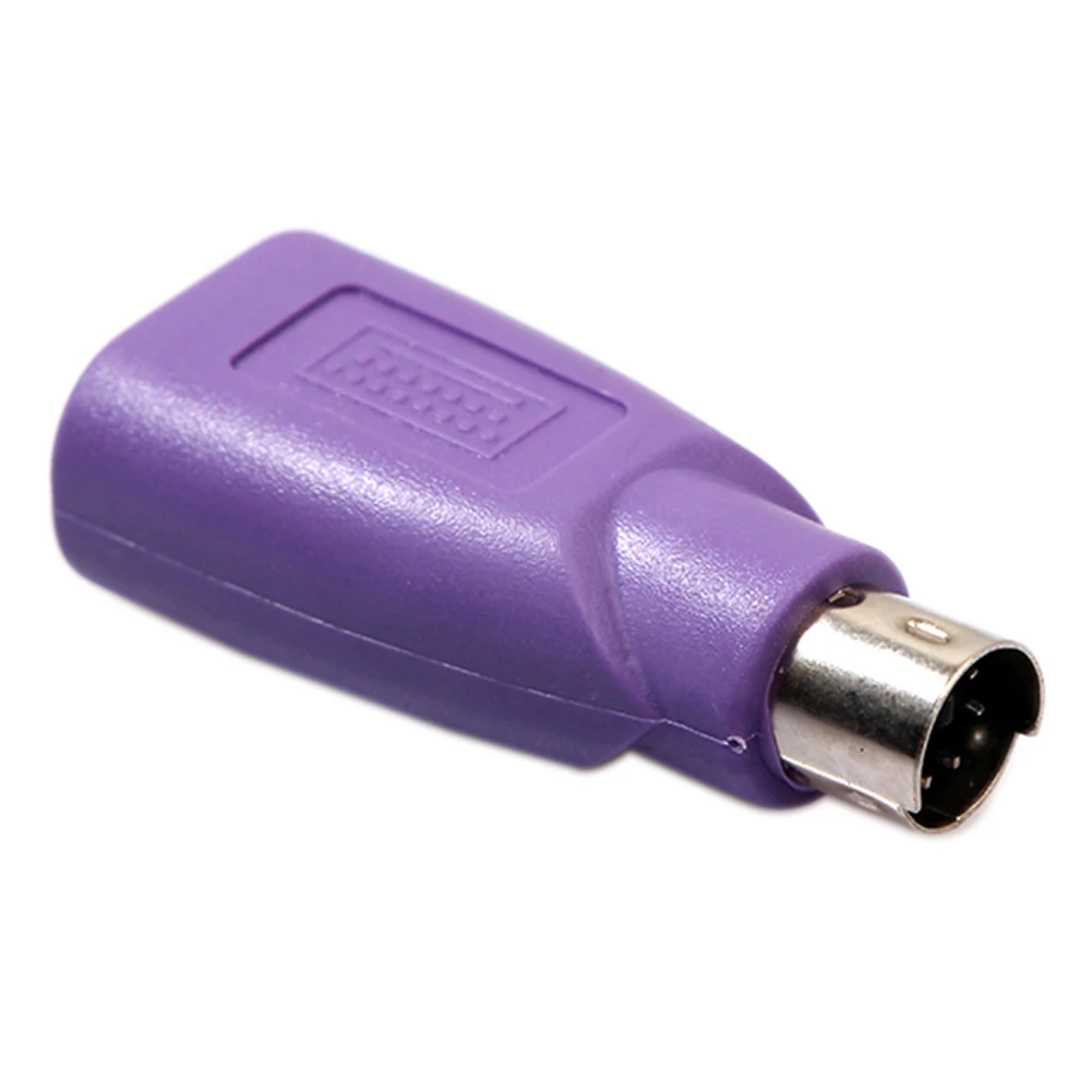2/5 Uds PS2 macho a USB hembra adaptador convertidor para teclado de ratón de ordenador