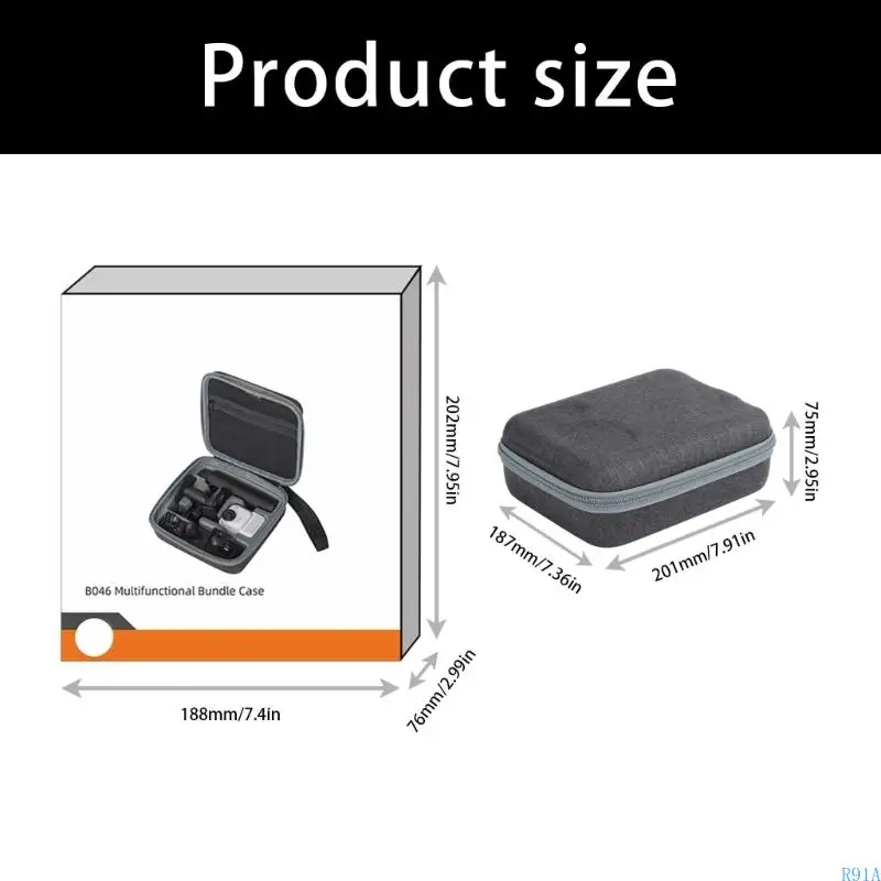 R91A Многофункциональная амортизаточная организаторы камеры Организаторы аксессуаров с водостойкой внешней и сеткой