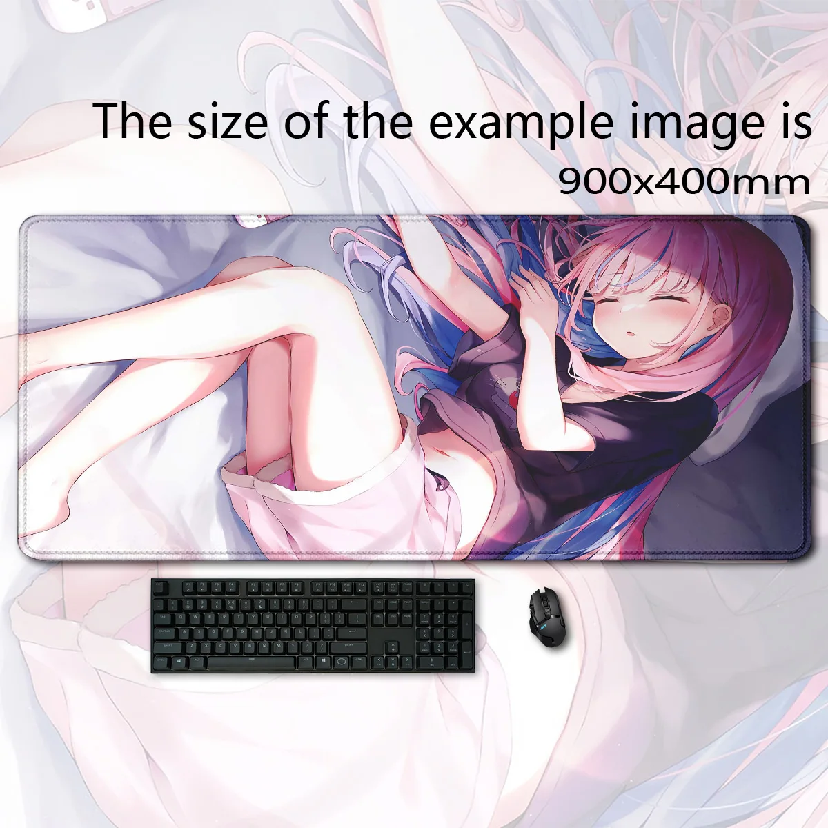 

Minato Aqua Hololive Girl mousepad Mouse Mat Desk Mat With Pad Gaming Accessories Prime teclado Gaming XXL Keyboard mousepad