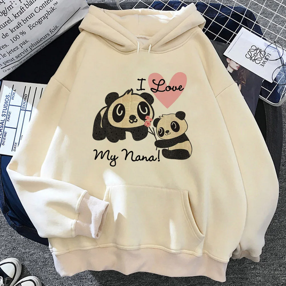 Panda hoodie harajuku anime patterned funny manga patterned girl hoddie anime harajuku