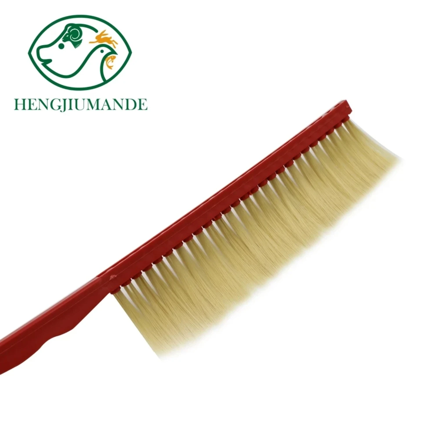 Soft 41cm Plastic Bee Sweep Brush with Pig's Bristles - Durable Beehive Tools for Efficient Beekeeping Equipment