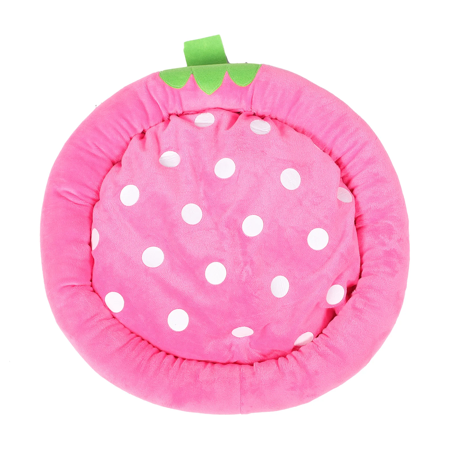 

Strawberry Bed Pet Sleeping Nest Fabric Rest Washable Small Beds Fruit Shaped Bed Medium