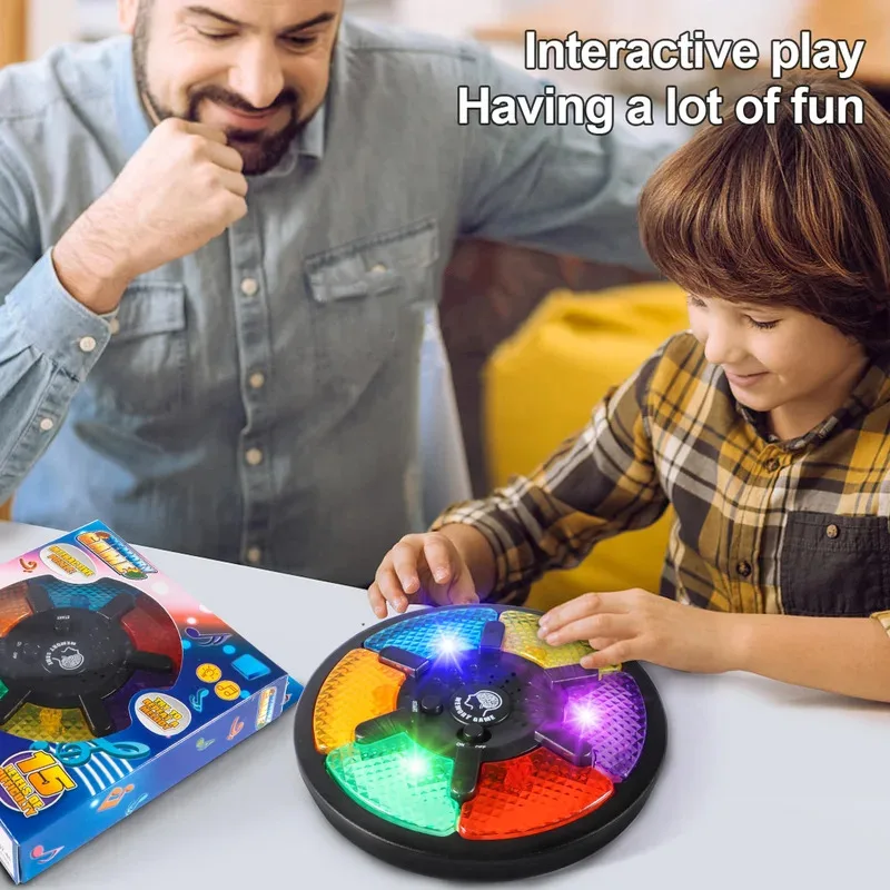 Macchina da gioco per l'addestramento alla memoria elettronica portatile da 1 PC Macchina da gioco per l'addestramento alla memoria con giocattoli interattivi luminosi e sonori