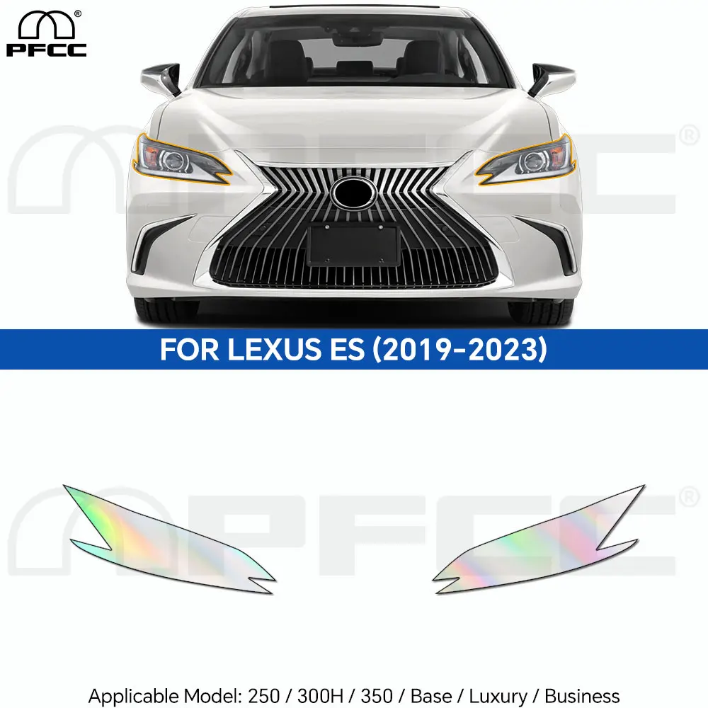 Para Lexus ES 250 300H 350 2019-2023 PPF TPU película protectora de pintura transparente para faros delanteros de coche PPF accesorios precortados transparentes