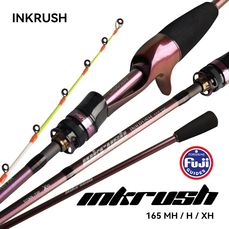 Super Light 165MH H XH Tako Octopus Boat Fishing Rods Titanium Tip Cuttlefish Fishing Casting Squid Boat Fishing Webfoot Rod