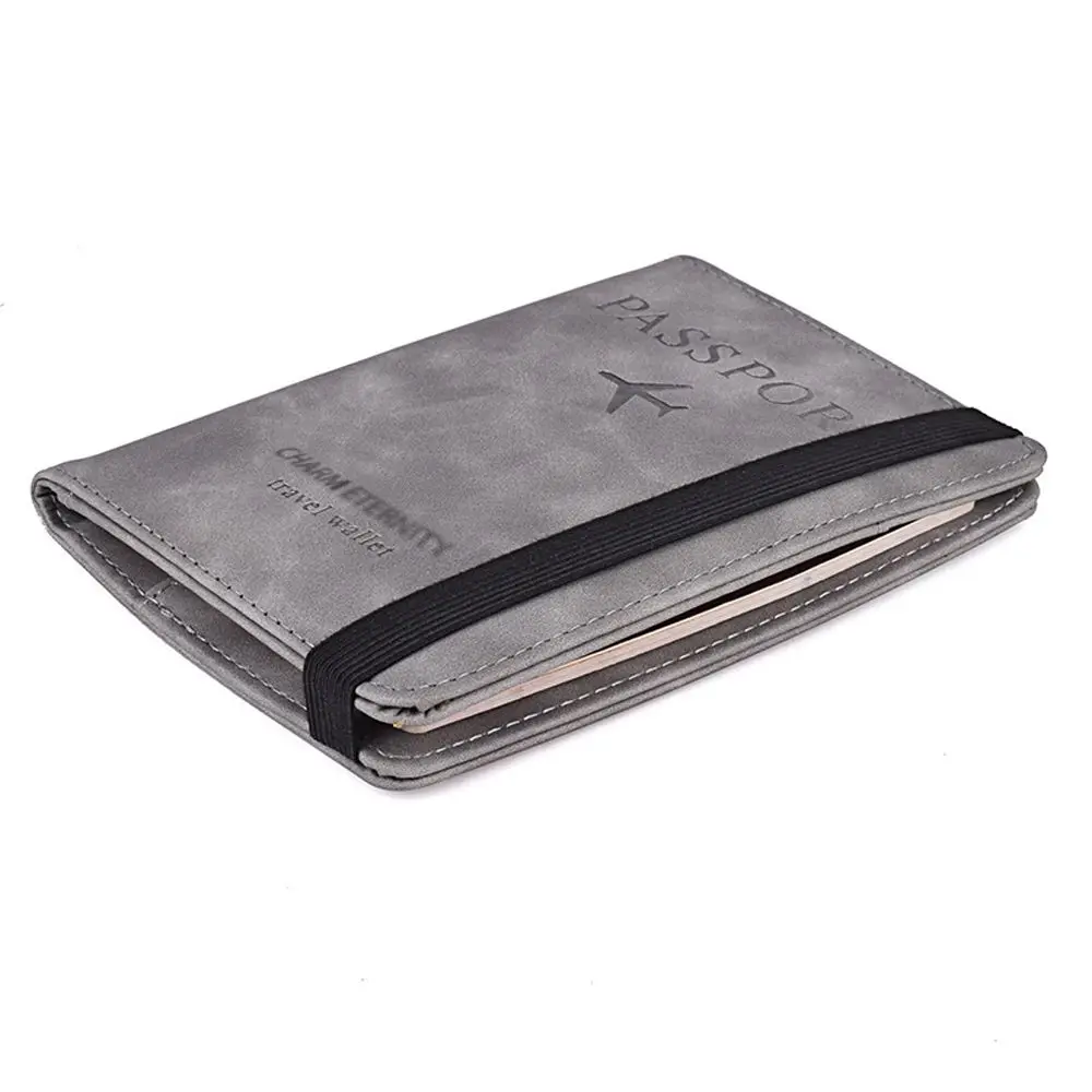 Accessories RFID Blocking Organizer Case Wallet Document ID Bank Card Passport Book Wallet Case Passport Holder Passport Cover