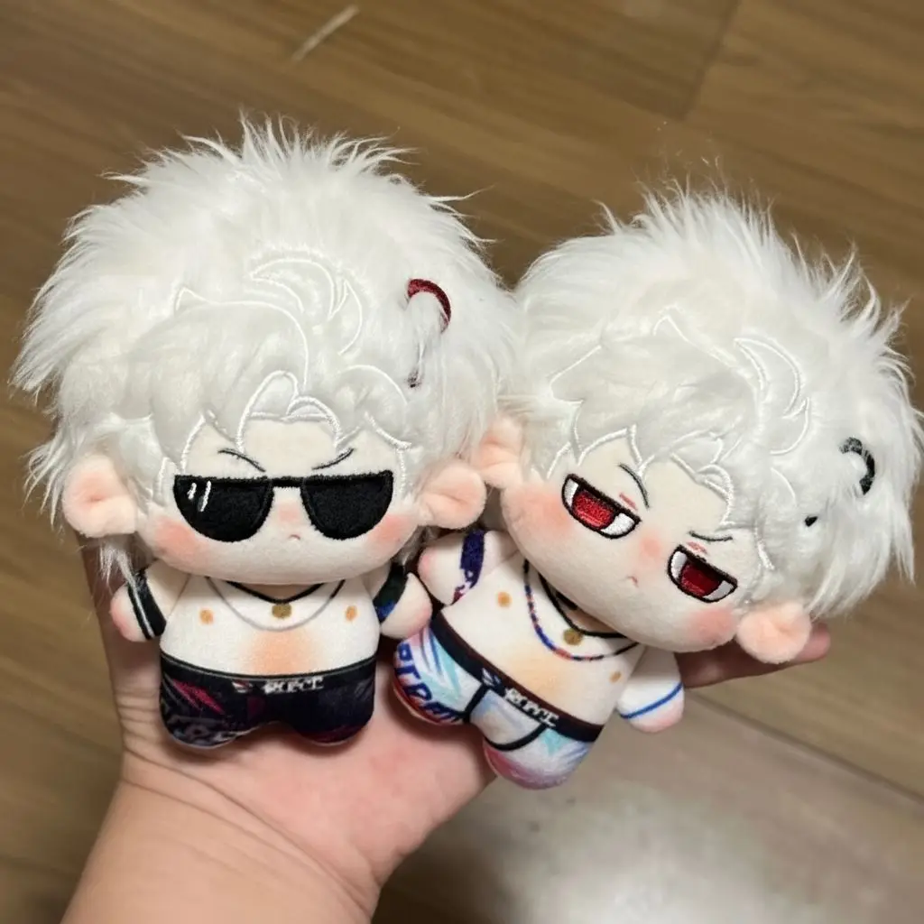 

New Anime Love and Deepspace Sylus Cosplay 10CM Soft Cotton Doll Cartoon Keyring Props Plushies Toy Figures Fans Gift