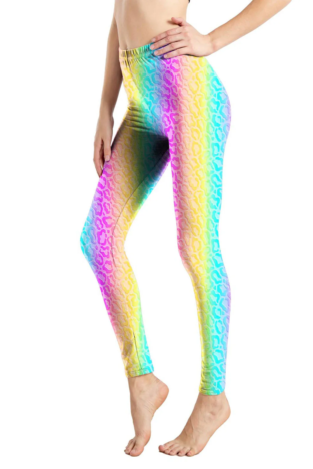Leopard Leggings Printed High Waist Wildthing Leopard Elasticity Pants Soft Trousers For Women Workout Tights Fitness Outfits