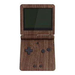 eXtremeRate Replacement Housing Shell for Gameboy Advance SP (GBA SP) - Wood Grain