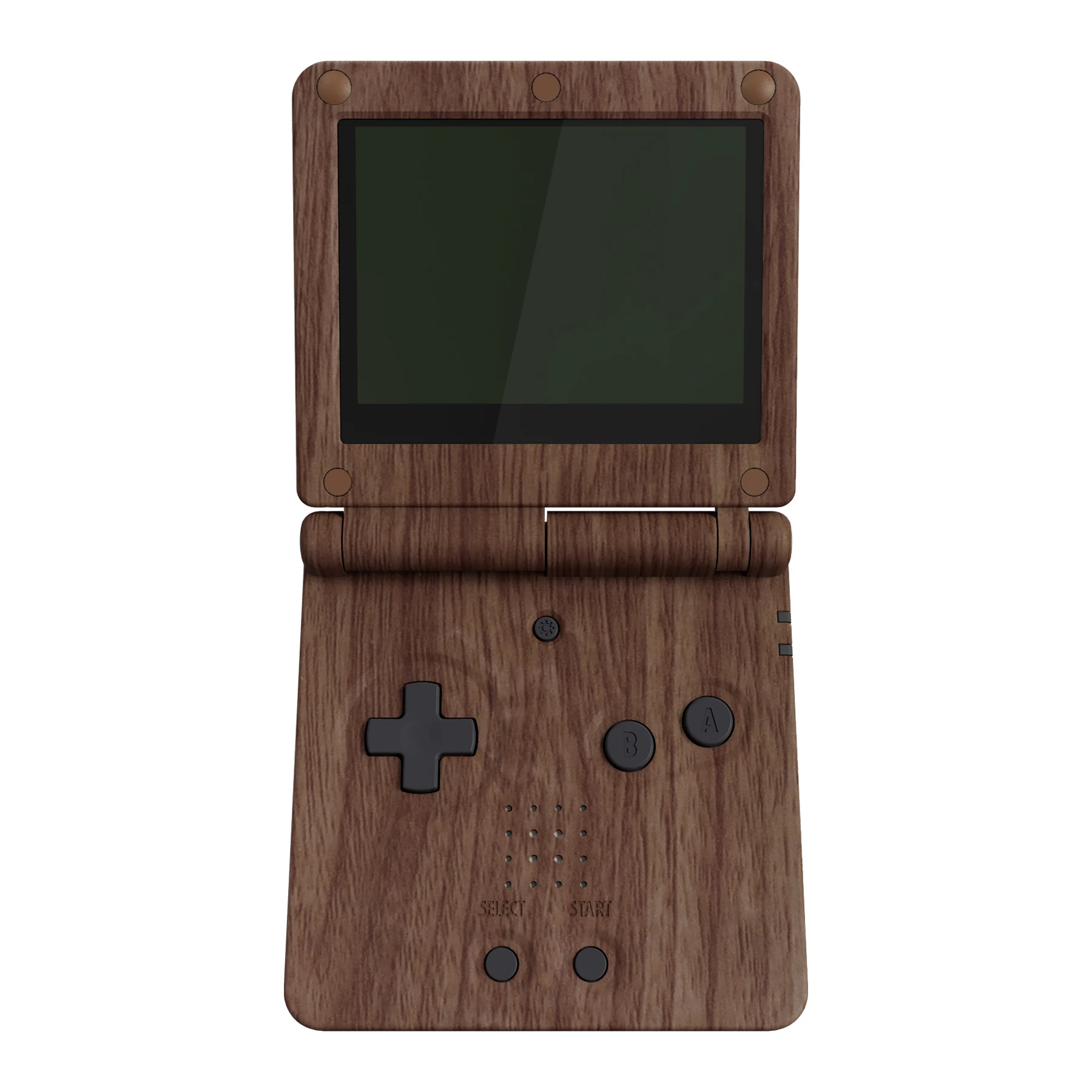 eXtremeRate Replacement Housing Shell for Gameboy Advance SP (GBA SP) - Wood Grain