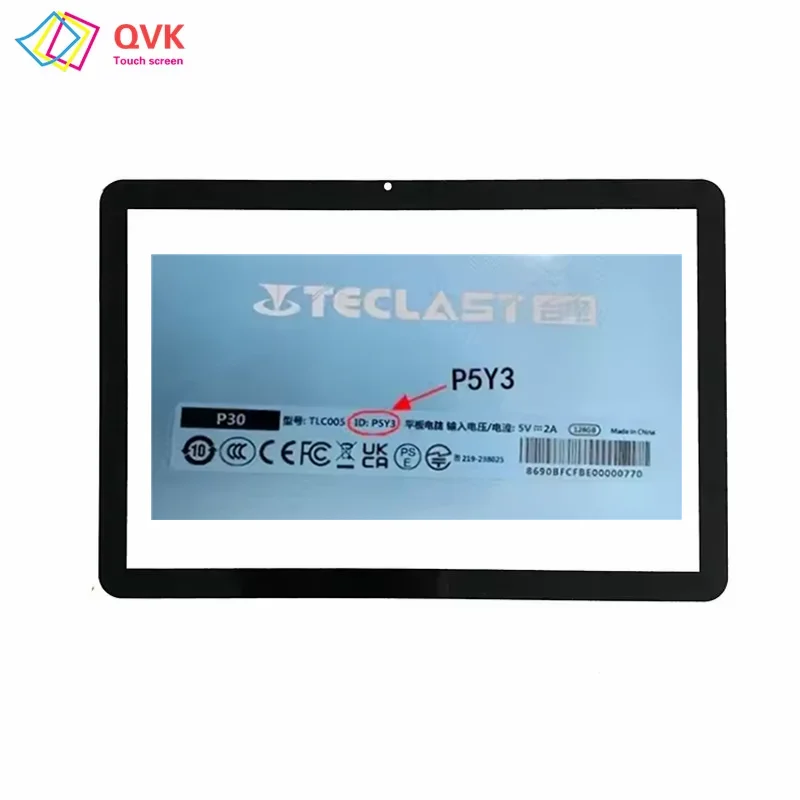 New 10.1Inch BlacK For Teclast P30 TLC005 P5C3 P5Y3 Tablet PC Capacitive Touch Screen Digitizer Sensor External Glass Panel