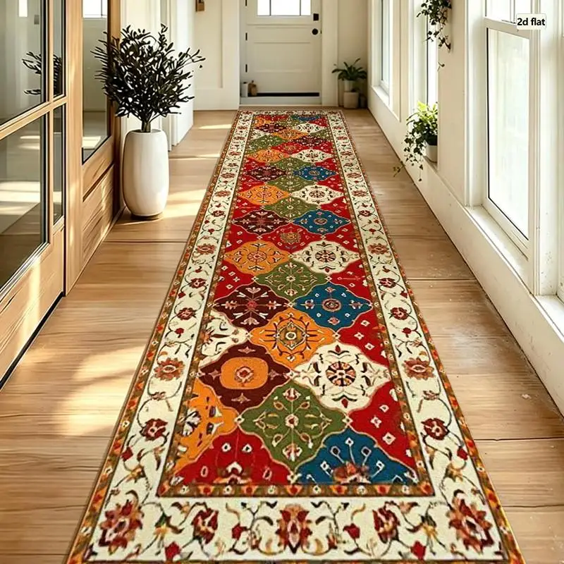1 Piece Intricate Traditional Oriental Woven Rug, Soft Comfortable, All Seasons, Lightweight Easy To Maintain, Living Room Decor, Bedroom Decor, Dining Area Decor, Home Decor, Room Decor, Autumn, Winter