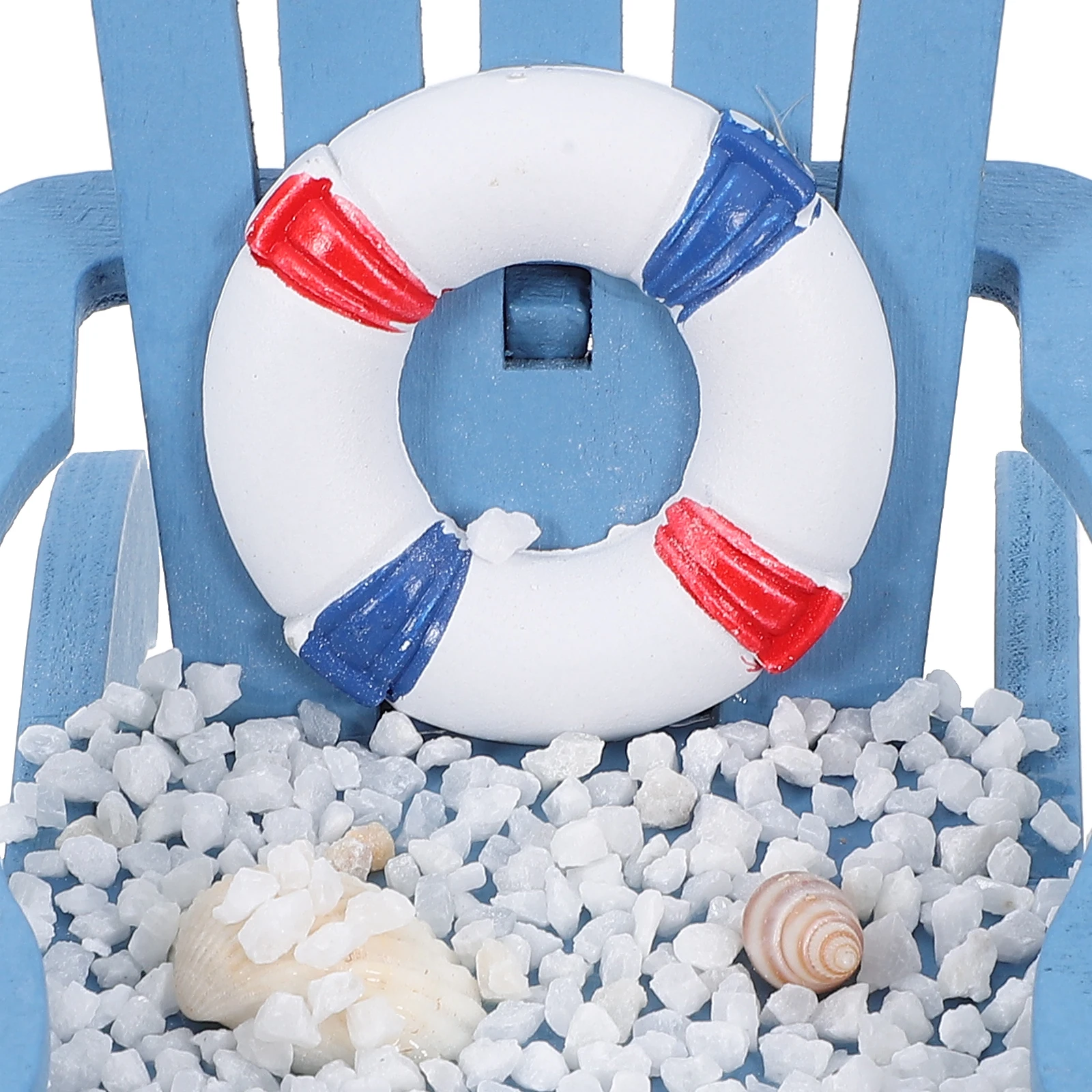 

Beach Chair Decoration Mini Deck Model Dollhouse Themed Furniture Accessory Miniature