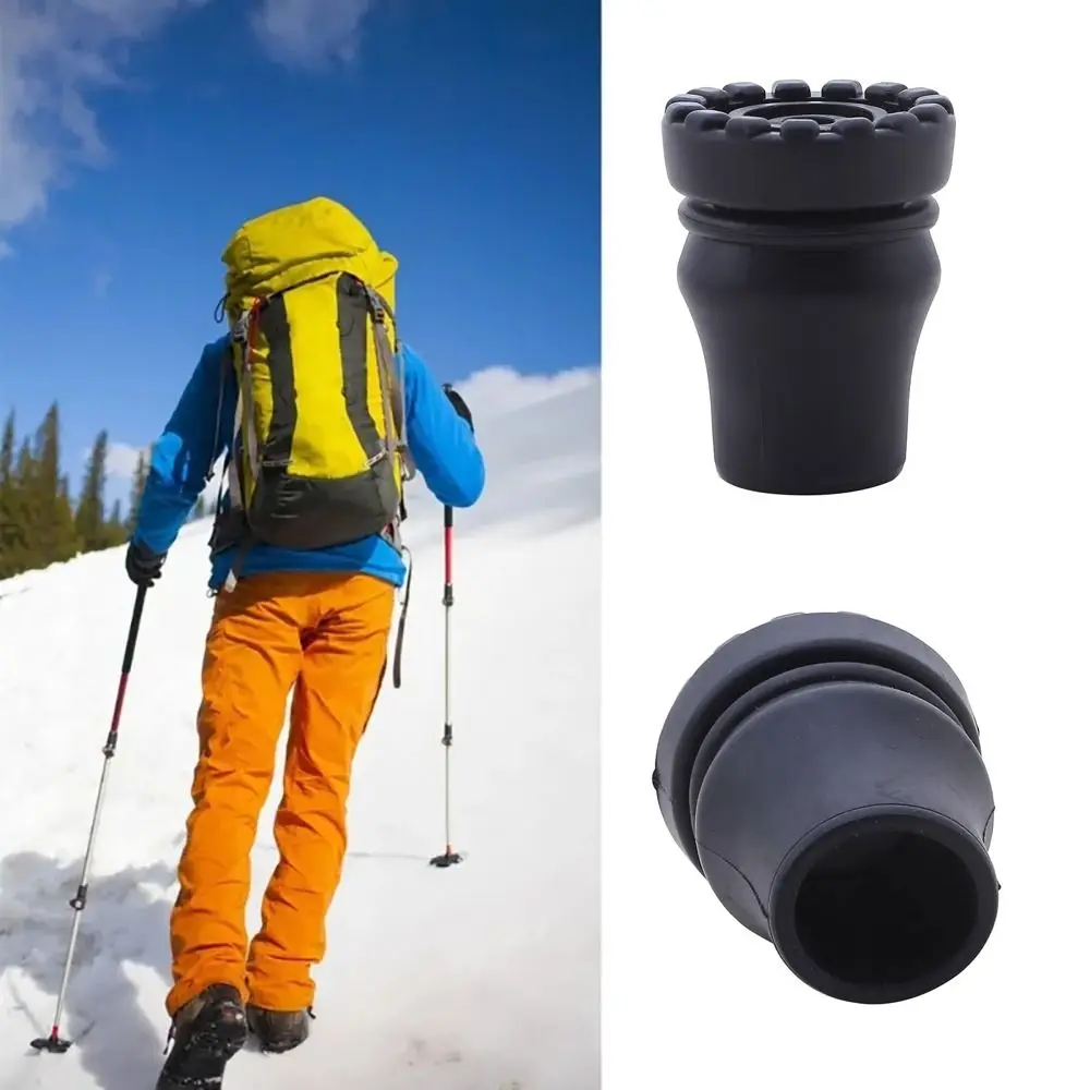 Antislip Rubberen Pad Cap Duurzame Antislip Kruk Rieten Onderkussentjes 16-22Mm Hoogwaardige Trekkingstok Tip Cover Klimmen Wandelen