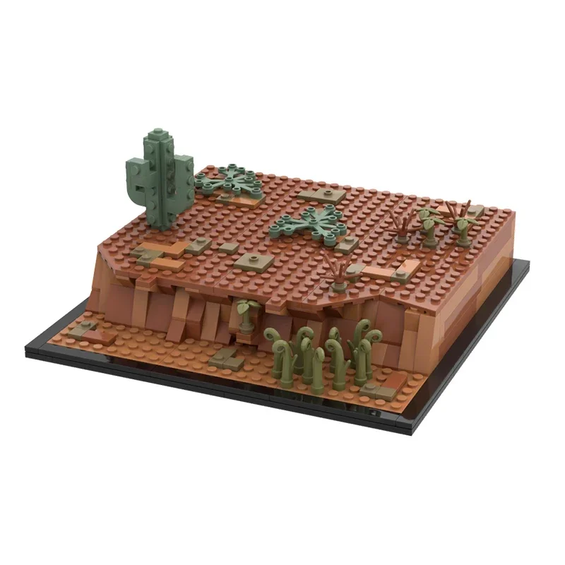 Bloques de construcción Moc para niños, juguete de ladrillos para armar escenario del desierto, trueno, serie Star Movie, ideal para regalo de Navidad