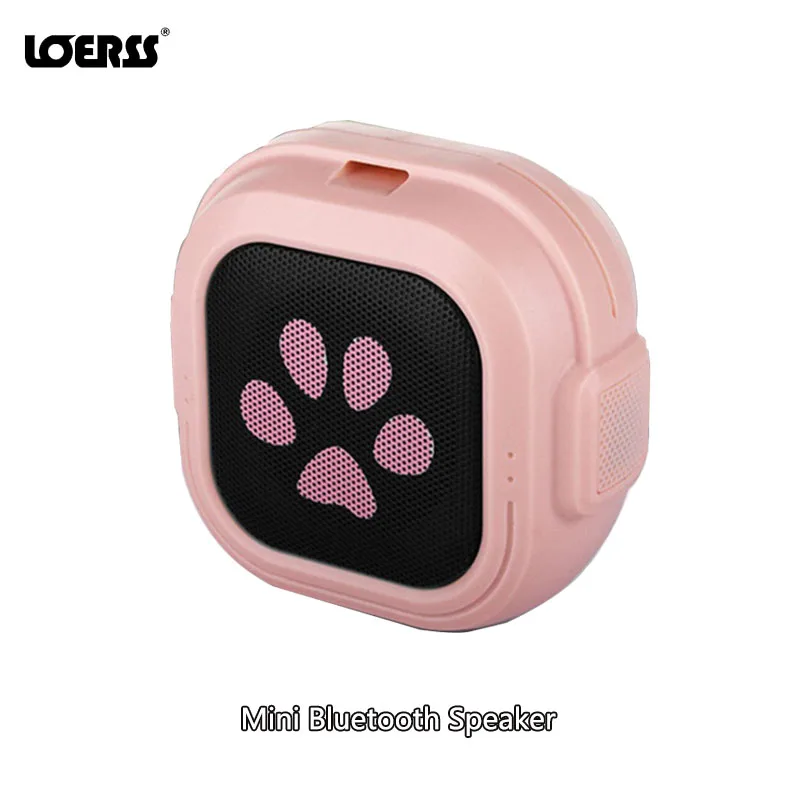 

LOERSS Mini Square Box Bluetooth Speakers 3D Hifi Stereo Subwoofer Portable Hands-free Audio System Music Game Outdoor Speakers