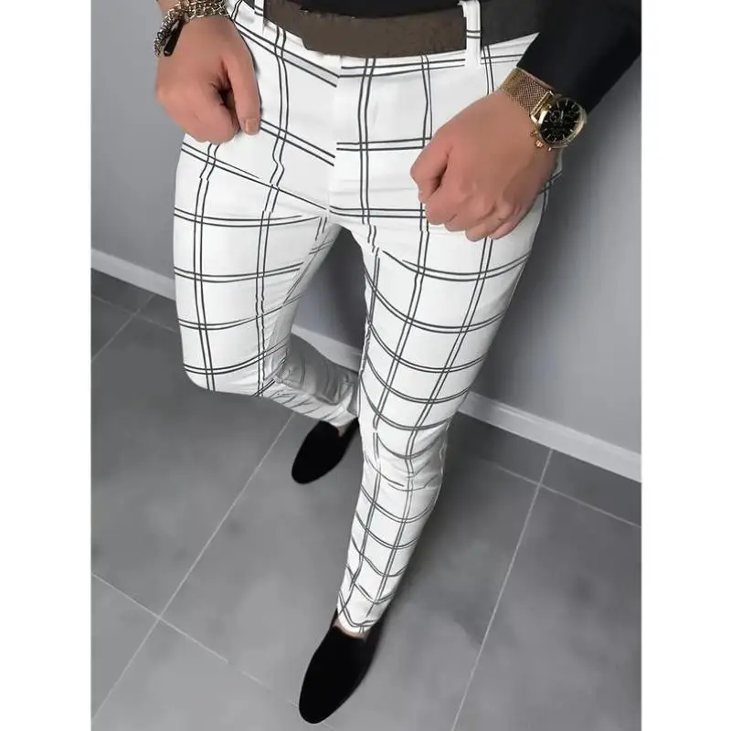 

New Men's Casual Pants Straight Leg PVC Material ex Winter Collection Faionable Alternative Sle Pants