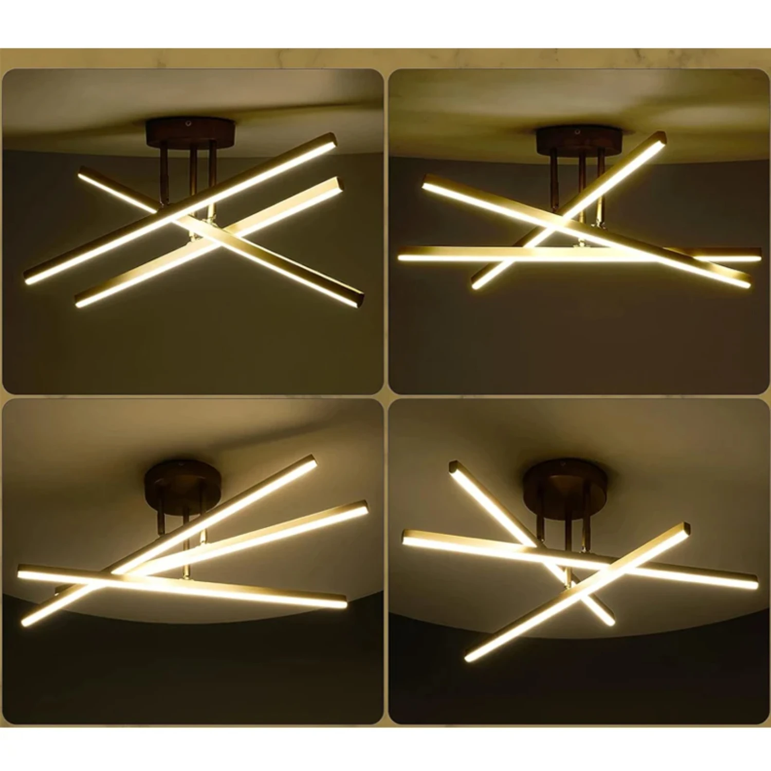 Nordic Modern LED Ceiling Chandelier, Sala de estar, Sala de jantar, Quarto, Novo, 2023