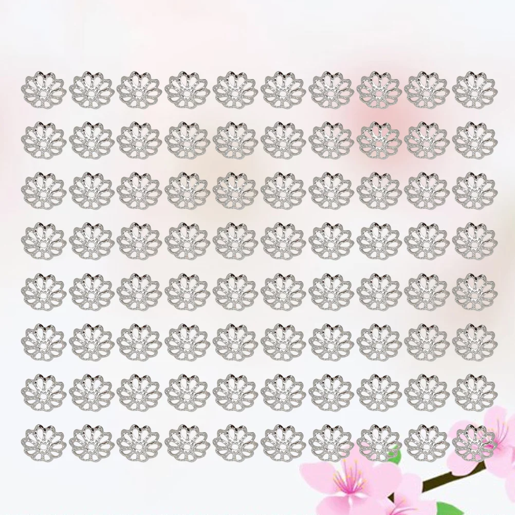 

1000 PCS Lanyard Bead Glass Beads for Jewelry Making End Cap Charms Bracelets Caps Pendant