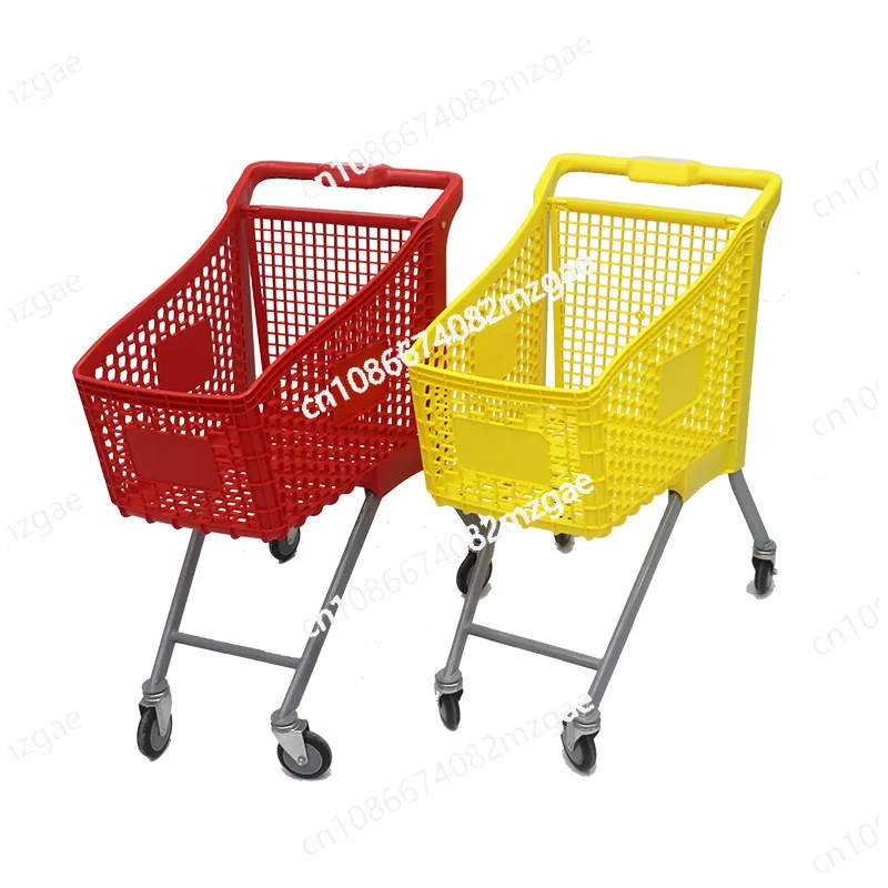 Semi plastic supermarket shopping cart shopping cart