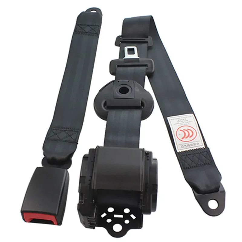 1 Pcs Car driving seat belts Three-point telescopic polyester harness Safety prevention auto parts