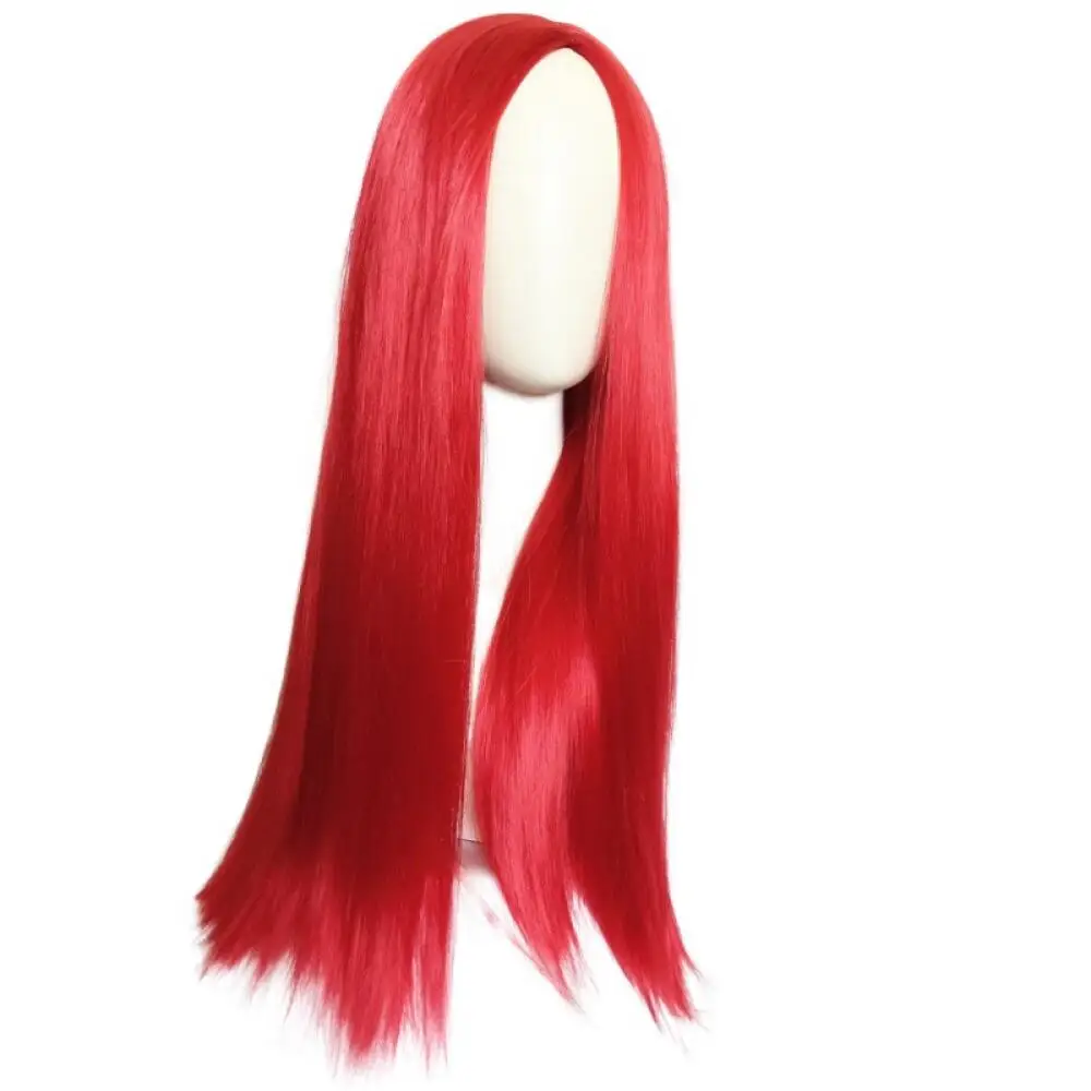 The Nightmare Before Christmas Sally Cosplay Costumes Dress Wig Red Long Straight Hair Movie Roleplay Masquerade Ball Party Suit