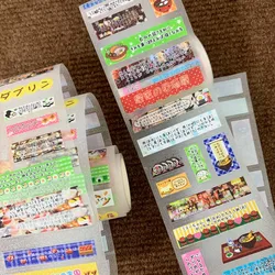 Kawaii Decal Stickers Vintage Decal Stickers Japanese Style Stickers Tapes for Scrapbooking Diy Arts Crafts Album