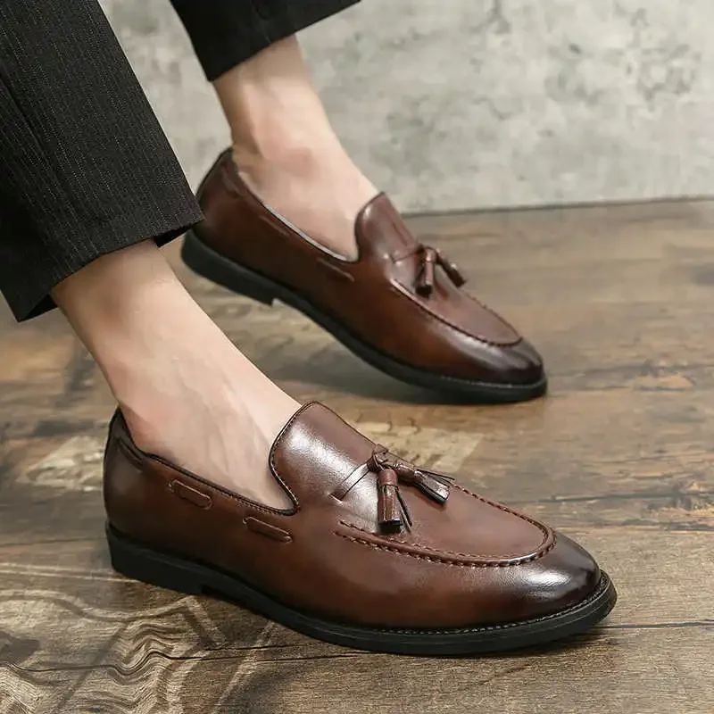 Legitimate Leather With Ties Summer Men Elegant Men's Dress Shoes Sneakers Dress For Men Sport Lowest Price The Most Sold