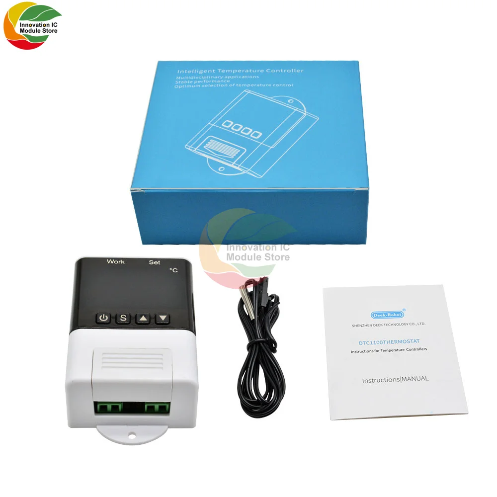 DTC2201 Wireless WiFi Thermostat Thermostat DS18B20 Sensor Digital Display Smart Home APP Temperature and Humidity Controller