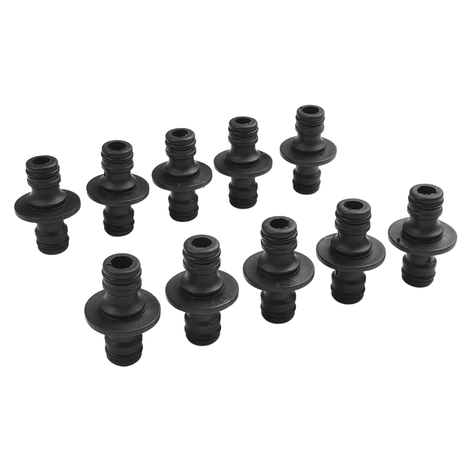 Tool Quick Coupling Accessory Garden Hose Part Two-way Watering 1/2 inch 10pcs 50*16*9mm ABS Connector Faucet Tap