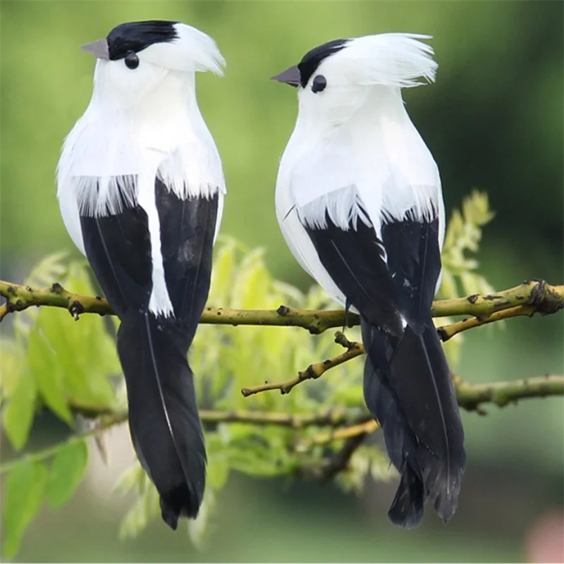 

1pc Foam Artificial Parrots Imitation Bird Model Outdoors Garden Decoration Garden Bird Ornaments Garden Decoration Bird