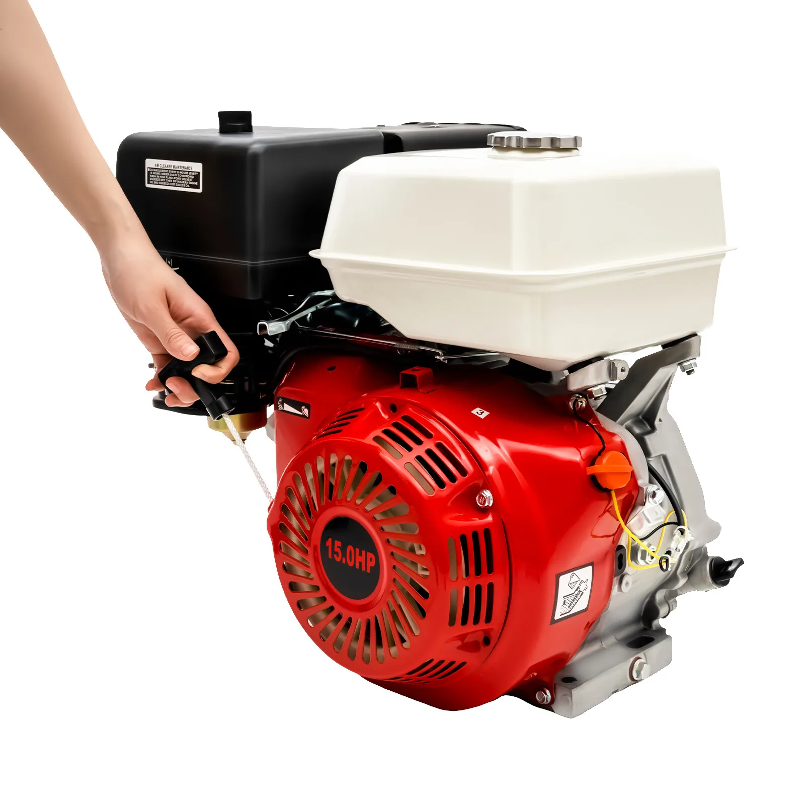 15 HP 4 Stroke Ohv Horizontal Engine Motor for Go Karts with Recoil Start 420 CC