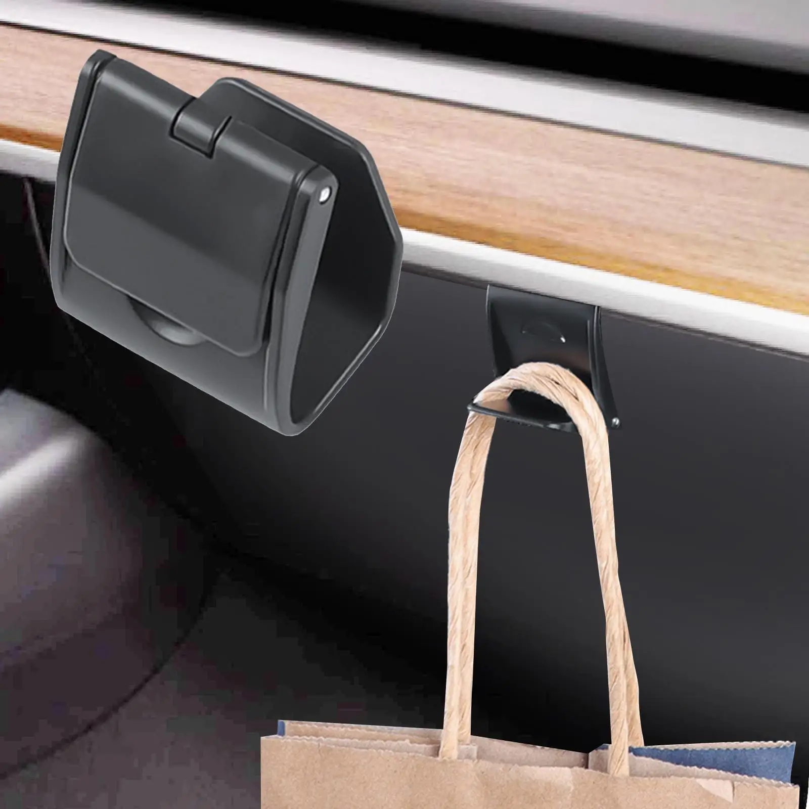

Glove Box Hook Storage Hanger Clip for Model Y Installation