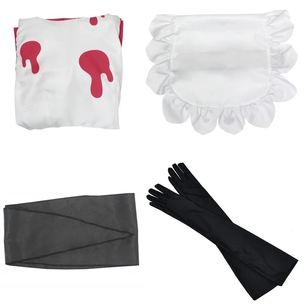 Niffty Anime Niff Cosplay Costume Suit Cute Devil Roleplay Clothes Wig Uniform Hotel Cosplay Halloween Party Women Dress