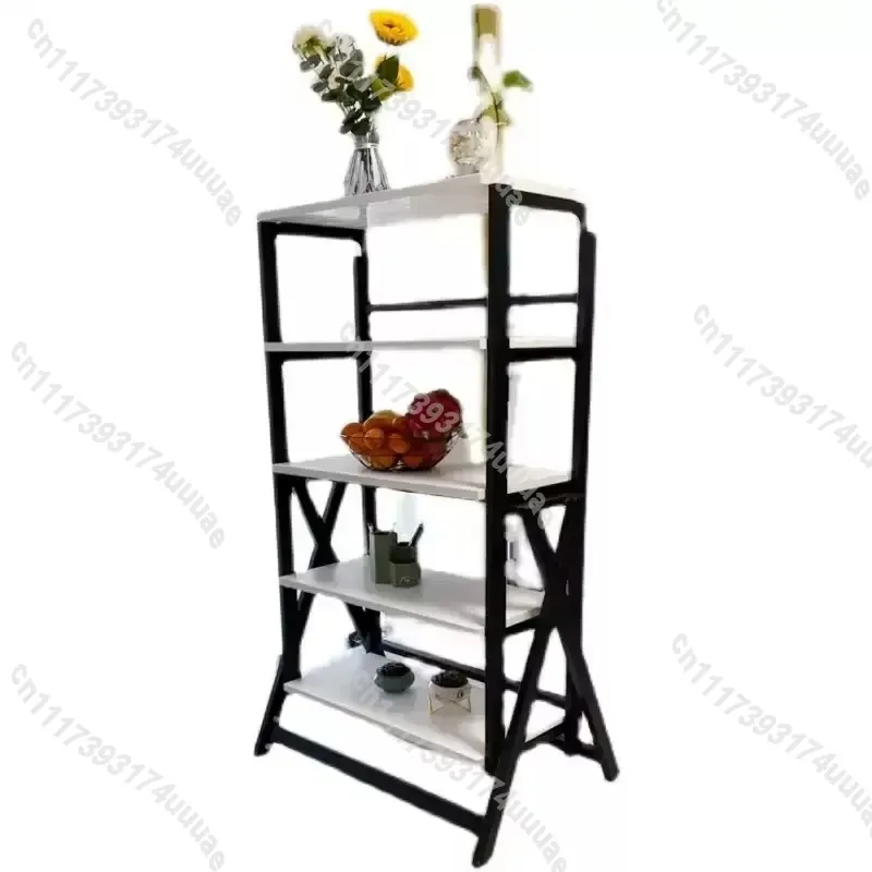 Multifunctional Folding Solid Wood Table Rotating Flower Stand Deformed Dining Shelf for Apartment Space Saving Multipurpose