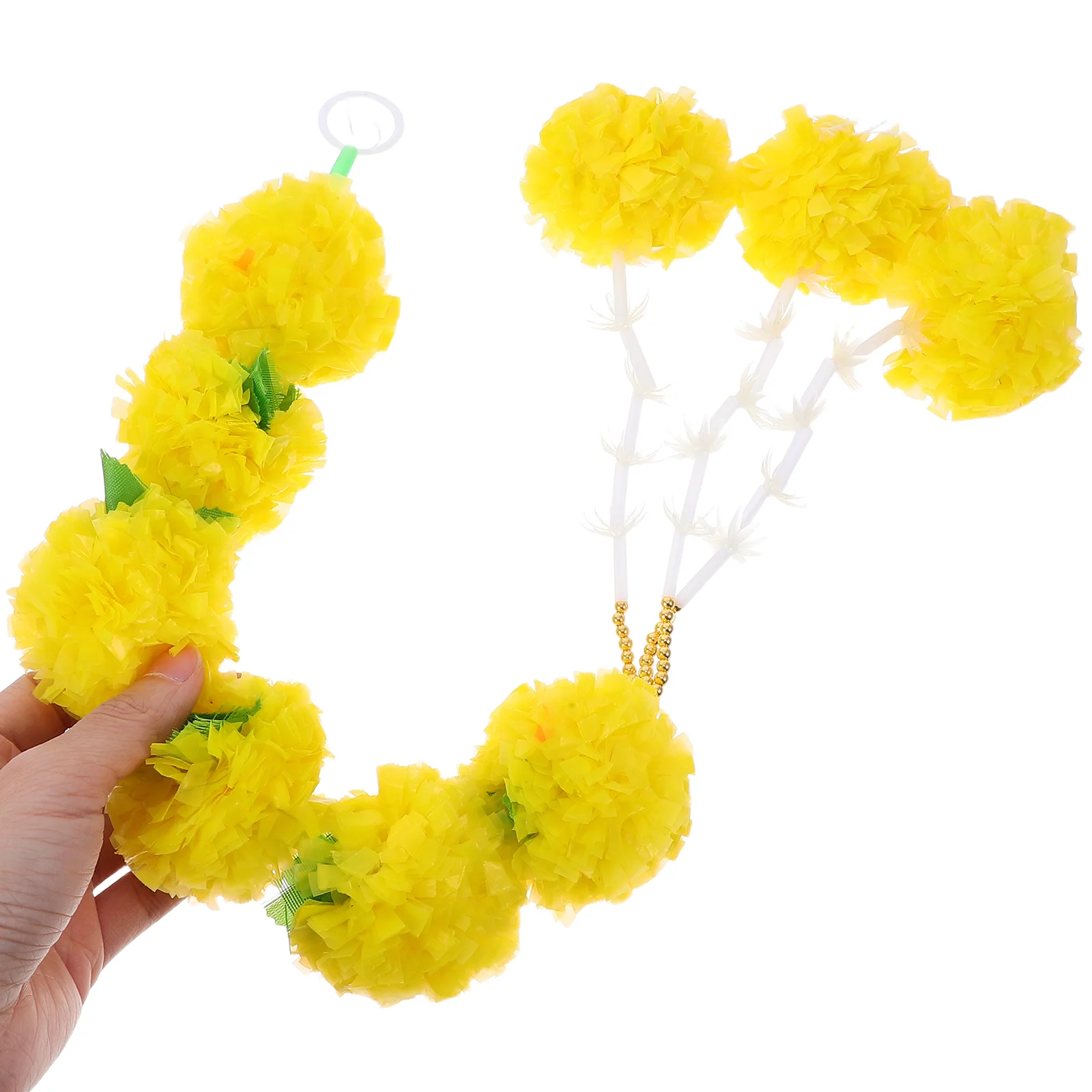 

Chrysanthemum Strip Decoration Garland Marigold Artificial Marigolds Flowers Aritificial Garlands for Home Fake Hanging