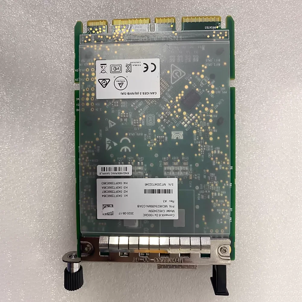 Single-port 100G QSFP56 Network Card MCX623435MN-CDAB